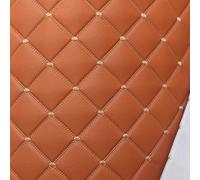 JINDAOSH Tissu Cuir Tissu en Simili Cuir Souple Au Mètre 100 * 155cm, Tissu en Cuir Synthétique Matelassé pour Meubles Tissu PU pour Canapé De Siège De Voiture Meubles(Color:Orange)
