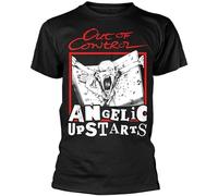 JINDIAOWENJU Angelic Upstarts - Out of Control - New T-Shirt : Punk. Oi, Mensi L