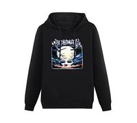 JINDIAOWENJU Benediction Dark is The Season Death Thrower Solstice Hoody Unisex Long Sleeve Hooded with Pocket Black XL