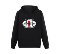 JINDIAOWENJU Cigarette Racing Team Speedboat Boat Powerboat Engine Logo Hoody Unisex Long Sleeve Hooded with Pocket Black S