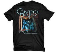 JINDIAOWENJU Control Denied The Fragile Art of Existence T-Shirt New! Relapse Records Ts4182 M