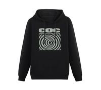 JINDIAOWENJU Corrosion of Conformity 2000 Volume Dealer Tour Rock Concert COC Unisex Hoody with Pocket Black L