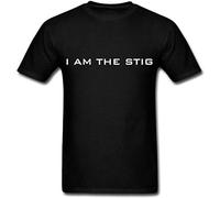 JINDIAOWENJU Creative Men's I Am The Stig T-Shirts XXXL