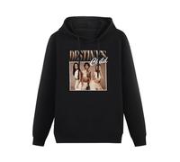 JINDIAOWENJU Destinys Child Hoody Unisex Ptinted Hoodies Long Sleeve Men's Hooded with Pocket Black XXL