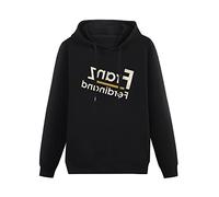 JINDIAOWENJU Franz Ferdinand Hoody Unisex Ptinted Hoodies Long Sleeve Men's Hooded with Pocket Black L