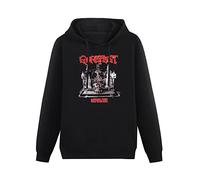 JINDIAOWENJU Gorefest Mindloss 1991 Death Pestilence Thrower Asphyx Hoody Unisex Long Sleeve Hooded with Pocket Black XXXL