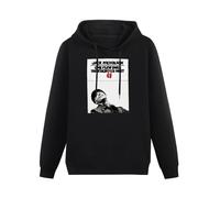 JINDIAOWENJU Jack Nicholson One Flew Over The Cuckoo's Nest Hoody Unisex Long Sleeve Hooded with Pocket Black S