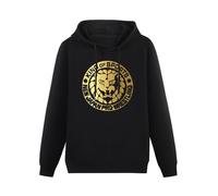 JINDIAOWENJU Japan Pro Wrestling Njpw Hoody Unisex Ptinted Hoodies Long Sleeve Men's Hooded with Pocket Black M