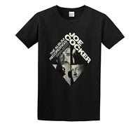 JINDIAOWENJU Joe Cocker The Album Recordings 1984 2007 Unisex 100% Cotton Short-Sleeve T-Shirts Black XXXL