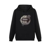 JINDIAOWENJU Katatonia Fall of Hearts Hoody Unisex Ptinted Hoodies Long Sleeve Men's Hooded with Pocket Black S