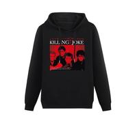 JINDIAOWENJU Killing Joke Love Like Blood Hoody Unisex Ptinted Hoodies Long Sleeve Men's Hooded with Pocket Black XL
