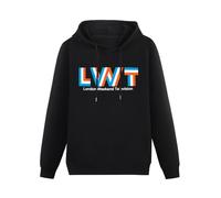 JINDIAOWENJU London Weekend Television TV Lwt Retro BBC Vintage Regional 1970S B Unisex Hoody with Pocket Black S