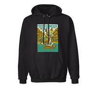 JINDIAOWENJU Modest Mouse Art Poster Hoody Unisex Ptinted Hoodies Long Sleeve Men's Hooded with Pocket Black XL