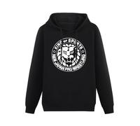 JINDIAOWENJU New Japan Pro Wrestling Njpw Logo Martial Arts Hoody Unisex Long Sleeve Hooded with Pocket Black M