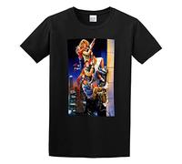 JINDIAOWENJU Nr Adventures in Babysitting Comedy Movie Unisex O-Neck 100% Cotton Short-Sleeve T-Shirts Black XXXL