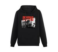 JINDIAOWENJU Psycho Movie Hoody Unisex Ptinted Hoodies Long Sleeve Men's Hooded with Pocket Black XXL