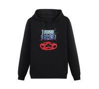 JINDIAOWENJU Rush 2112 Redux Hoody Unisex Ptinted Hoodies Long Sleeve Men's Hooded with Pocket Black XL