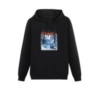 JINDIAOWENJU Solstice Death Thrash Metal Hoody Unisex Ptinted Hoodies Long Sleeve Men's Hooded with Pocket Black S
