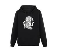 JINDIAOWENJU Speak Your Mind Even If Your Voice Shakes Ruth Bader RBG Hoody Unisex Long Sleeve Hooded with Pocket Black XL