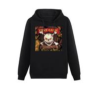 JINDIAOWENJU Steve Earle Copperhead Road Hoody Unisex Ptinted Hoodies Long Sleeve Men's Hooded with Pocket Black XXXL