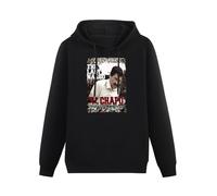 JINDIAOWENJU The Last Narco Jaoquin El Chapo Guzman Graphic Drug Lord Mexico Prison Unisex Hoody with Pocket Black XXL