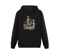 JINDIAOWENJU The Return of The Living Dead Movie Hoody Unisex Ptinted Hoodies Long Sleeve Men's Hooded with Pocket Black M