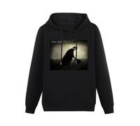 JINDIAOWENJU Tom Waits Mule Variations Vinyl CD Cover Hoody Unisex Long Sleeve Hooded with Pocket Black S