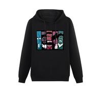 JINDIAOWENJU What We Do in The Shadows Hoody Unisex Ptinted Hoodies Long Sleeve Men's Hooded with Pocket Black XXL