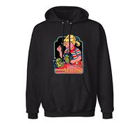 JINDIAOWENJU You Can Learn Sewing Poster Hoody Unisex Ptinted Hoodies Long Sleeve Men's Hooded with Pocket Black S