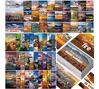 Jinei Lot de 300 cartes d'affirmation pour femme, cartes d'encouragement inspirantes, cartes d'affirmations positives, mini cartes de motivation (style paysage)