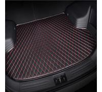 JINEKU Voiture Cuir Tapis De Coffre pour BMW 6 Series E63 Coupe E64 Cabriolet, Plateau ArrièRe du Cargaison Doublure Anti-Rayures Protecteur,I/Black-Red