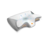 JINER Oreiller Coussin Memoire de Forme, Oreiller Ergonomique Cervical,Oreillers Respirant, Adapté pour Ceux Qui Dorment sur Le Côté, sur Le Dos ou sur Le Ventre