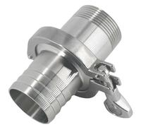 JINFEUGE 1/4", 3/8", 1/2", 3/4", 1" 1-1/4", 2" En Acier Inoxydable 304, Raccord Rapide de Qualité, Connecteur de Fil Extérieur En Cuir/Color/38Mm Dn32*Od50.5