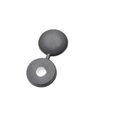 JINFEUGE 100Pcs Hinged Plastic Screw Cap Cover Fold Snap Protective Cap Button,For Carniture Decorative Nuts Cover Bolts Hardware/100Pcs Heavy Gray