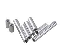 JINFEUGE 2/5/10 Entretoises Rondes En Aluminium, M2, M2.5, M3/M4, M5, M6, M8 Et M10, Pour Multirotrc/50Mm/M4 5Pcs