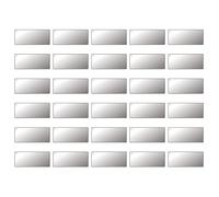 JINFEUGE 30 Porte-Clés Vierges En Acrylique Avec Anneaux, Disques Ronds Transparents, Pendentifs À Pompons Colorés, Anneaux Ouverts Pour Loisirs Créatifs/C