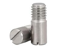 JINFEUGE 5 Goupilles Cylindriques Fendues M2, M2,5, M3,0, M4, M5, M6, M8, M10, Goupille de Positionnement Pour Filetage Extérieur, Acier Inoxydable 304/M2.5/6Mm (5Pcs)