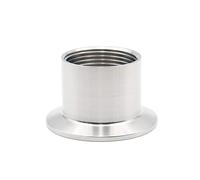 JINFEUGE Adaptateur de Filetage Femelle Ss304, Raccord En Acier Inoxydable, Adaptateur Tri Clamp 1/2" Dn15 Dn20 Dn25 Dn32 Dn40/ Color/Dn10 Ferrule50.5Mm