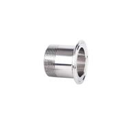 JINFEUGE Adaptateur de Raccord Fileté Mâle Tri Clamp Dn8, Dn15, Dn20, Dn25, Dn32, Bspp, Acier Inoxydable Sus316, 1/2", 3/4", 1", 1-1/4"/ Color/Dn10 * Ferrule 25.4