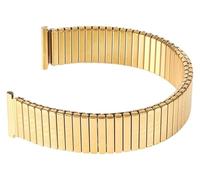 JINFEUGE Bracelets de Montre En Métal, Bracelet Élastique En Acier Inoxydable 12, 14, 16, 18 Et 20 Mm, Bracelet Rétractable Unisexe/D/18Mm