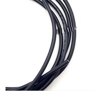JINFEUGE Câble de 26, 24, 22 Et 20 Awg En Cuivre Gainé Pvc, Disponible En Sections 2, 3, 4, 5, 6, 10, 8, 12, 14 Et 16 Conducteurs, Pour Applications Électriques (Rvv), Gaine Noire Souple/0.2Mm 24Awg/6