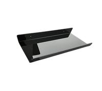 JINFEUGE Étagères Flottantes En Acrylique, Étagères Murales Noires Suspendues, Étagère Murale de Rangement En Forme de U/30 * 15Cm