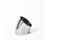 JINFEUGE Inox 304 Raccord de Tuyau Coudé À 45 Degrés Soudé Homebrew, Diamètre Extérieur 19 Mm À 108 Mm/Color/89Mm