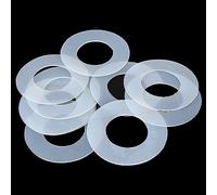 JINFEUGE Joints Plats D'Étanchéité En Caoutchouc Silic(Plomberie) M2-M12/6 * 12 * 1Mm