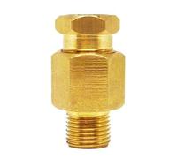 JINFEUGE Lot de 5 Coudes À Compression Métriques Mâles 4/6/8 Mm, Filetage 1/8", 1/4", M4, M5, M6, M8, M10, 4/6/8 Mm, Pour Système de Lubrification À L'Huile/Straight/M8*1Mm To 8Mm