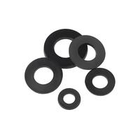 JINFEUGE M2 M2.5 M3/M4 M5 M6 M8 M10 M12~ M24 20-100Pcs Black Plastic Nylon Flat Washer Plane Spacer Insulation Gasket,For Screw 0.5~3.0Mm/Black/M4*20 * 1 * 50Pcs