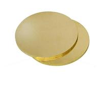 JINFEUGE Metal Plate Brass Disc Round Plate Sheet Diameter 20Mm 30Mm 50Mm 60Mm 80Mm 100Mm 150Mm 200Mm Solid Copper/Thicknesses 1Mm/Dia 80Mm (2Pcs)