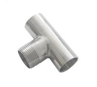 JINFEUGE Raccord 3 Voies En Acier Inoxydable Sus 304, Diamètre Extérieur 19 Mm - 57 Mm, Soudure Bout À Bout X Té Mâle 1/2" - 2" Bspt, Pour Brassage Maison, Bière Et Vin/Weld-Male-Weld/Od 19Mm_3/4"