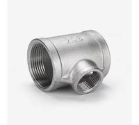 JINFEUGE Raccord En T 3 Voies Fileté Mâle + Femelle + Mâle 1/4" 3/8" Raccords Filetés Bsp 1/2", 3/4", 1", 1-1/4", 1-1/2", 2", En Acier Inoxydable 304/ Color/Dn50 * Dn32 * Dn50