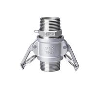 JINFEUGE Raccord Rapide Camlock 1/2"-4" Pour Tuyau, 1 Pièce, Raccords Camlock Types A+D/B+F, Adaptateur Cannelé Mpt Fpt/A And D Type/Dn50